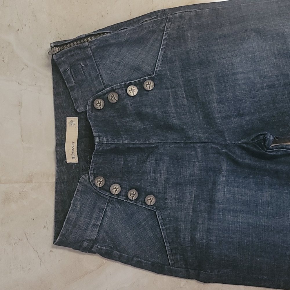 High waist bell bottom J & Company jeans, size 28.